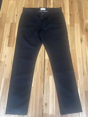 Men’s  Farah Trousers Chinos Black Size 32 30 • £12.99