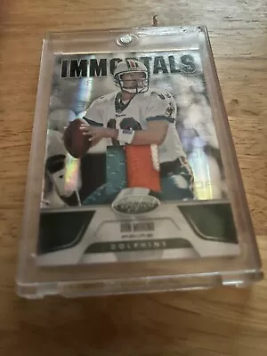 Dan Marino 2011 Panini Certified Immortals Mirror Green 3 Color Jersey Card #5/5 • $100