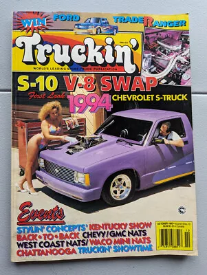 Truckin' Magazine October 1993 Vol. 19 #10 Great Photos & Articles M458 • $12.99