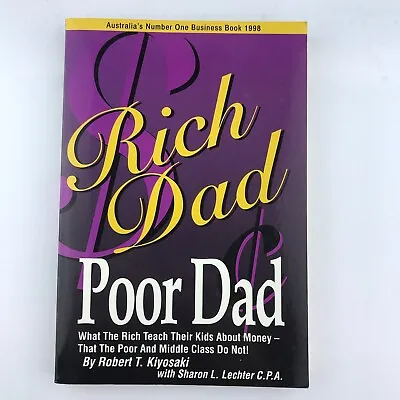 Rich Dad Poor Dad By Robert Kiyosaki | MM Paperback Book | NEW | FREE SHIPPING • $9.50