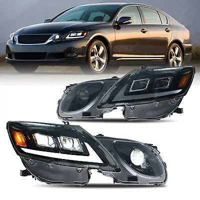 LED Headlights For Lexus GS 300/350/430/450h 2006-2011 Start Up Animation 2pcs • $854.99