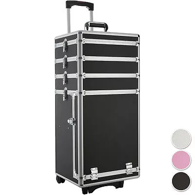 Cosmetic Makeup Nail Hairdressing Beauty Vanity Hair Trolley Case Box Storage Pc • £76.99