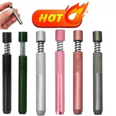 6PCS Self Cleaning One Hitter Metal Bat Smoking Tobacco Cigarette Dugout Pipe • $13.99