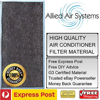 Air Conditioner Filter G3 Superior To G2 Ducted Air Con Material Furnace Heating • $26.99