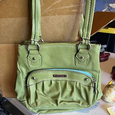 Nwt Rose Green Rosetti Leather Purse With Inside And Outside Pockets • $37.09