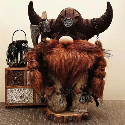 Viking Warriors Statue Decorations Children's Toys Tabletop Decorations Statue  • £23.98