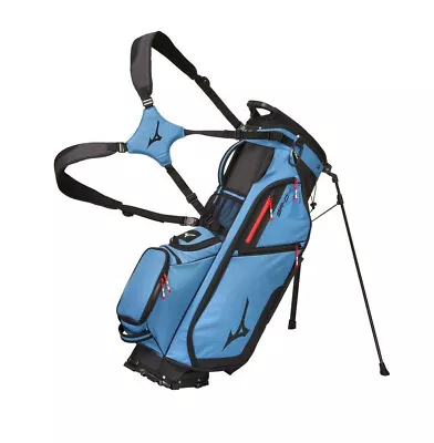 BRAND NEW Mizuno BR D4 Stand Bag  6 Way Top  California Blue • $220