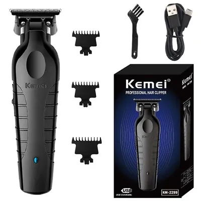 Kemei-2299 Cordless Electric Hair Trimmer Clipper Professional Cutting Machine • $19.99