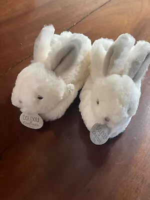 Bunny Slippers By Doudou Et Compagnie 0-6 Months • $9