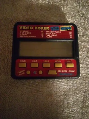 Vintage Electronic Game Video Poker Royal Flush From 2000 Tested  • $10.50