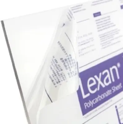 Lexan Tuffak Makrolon Polycarbonate Sheet Clear 1/8  1/4  ThickPick The Size • $468.98