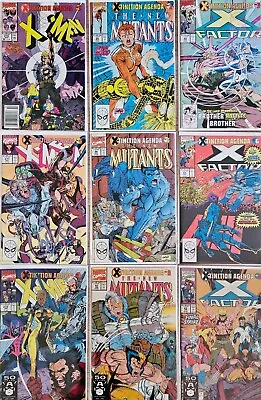 X-Tinction Agenda Lot (1990) 9-part Storyline (VF+/NM) Complete Set Run X-Men • $54.86