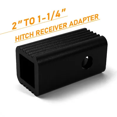 2  To 1-1/4  Trailer Towing Hitch Reducer Receiver Insert Sleeve Adapter RV Car • $14.90