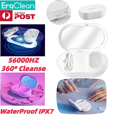 Ultrasonic Contact Lens Cleaner Auto USB Rechargeable Care Case Cleaning Machine • $26.04