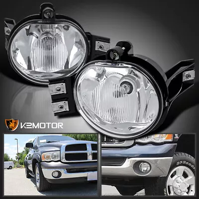 Fits 2002-2008 Dodge Ram 1500 03-09 2500 3500 Fog Lights Bumper Driving Lamps • $25.38