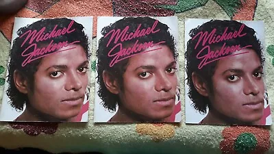 Lot Of 3 Michael Jackson Photo Book Omnibus  Press Vintage 1984 Cherry Lane • $24.95