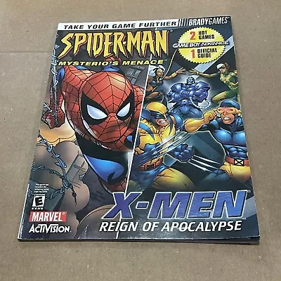 X-Men Reign Of Apocalypse / Spider Man Mysterio's Menace Guide (2001 Paperback) • $17.99