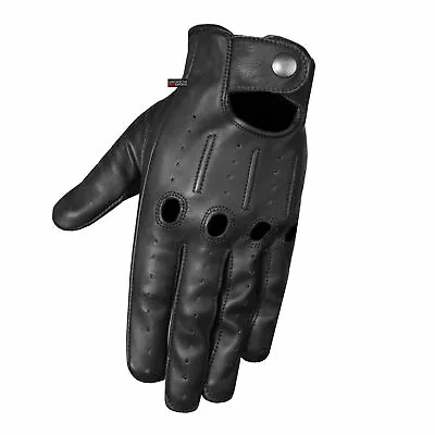 Mens Transporter Genuine Lambskin Aniline Leather Driving Gloves • $14.99