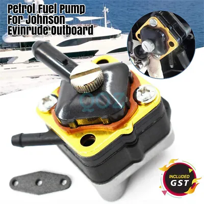 Petrol Fuel Pump For Johnson Evinrude Outboard 391638 395091 6HP 8HP 9.9HP 15HP • $25.67