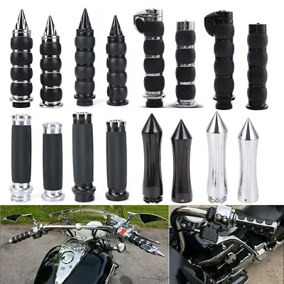 1  25mm Motorcycle Handlebar Hand Grips For Harley Sportster XL 883 1200 Custom • $33.20