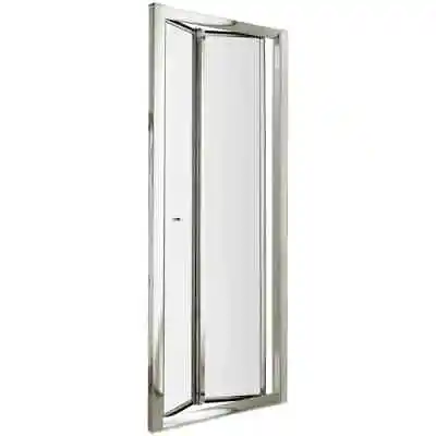 Bi Fold Shower Door 760mm X 1830mm Clear Glass ALT760BD Alterna Chrome Framed • £82.50