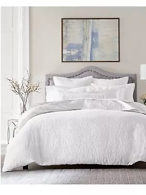 Hotel Collection Classic Matelassé White Duvet Cover King Size • $149