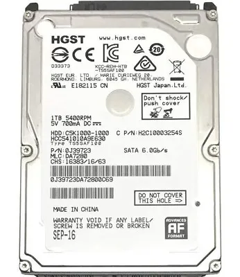 1TB 750GB 320GB 2.5  Hard Disk Drive HDD Laptop PC XBOX PlayStation SATA • £14.99