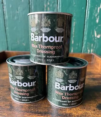 Barbour Wax Thornproof Dressing 200ml Tin Wax Jacket Water Proofer • £17.85