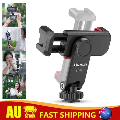 $16.89 • Buy Ulanzi ST-06S Phone Holder 360° Rotatable Clamp Tripod Mount For IPhone