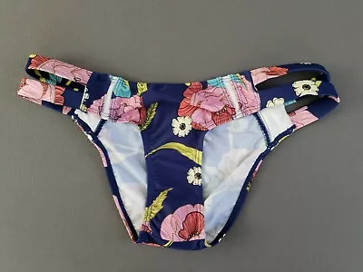 6 SHORE ROAD By POOJA Women's Floral Strappy Bikini Swim Bottom  XS NWOT • $10