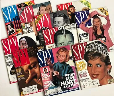 SPY MAGAZINE 1993 VARIOUS ISSUES Feat. Clintons JFK Seagall • $19.99