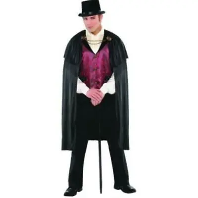 Blood Count Vampire Adult Men’s Halloween Costume 3 PCS PLUS (48-52) • $24.99