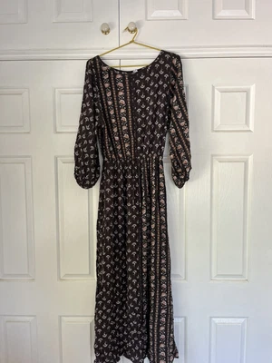 $39 • Buy Tigerlily Maripa Maxi Dress Size 6 (Flowy And Oversized With Drawstring)