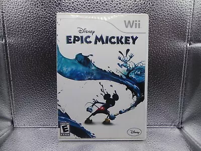 Nintendo Wii Disney Epic Mickey Tested & Working With Manual Video Game • $4.99