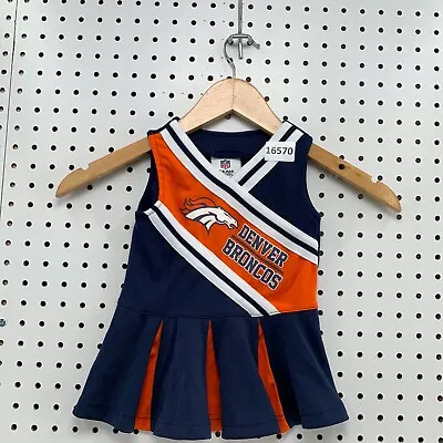$16.99 • Buy Denver Broncos Cheerleader Outfit Nfl Team Apparel Grils Size 12M