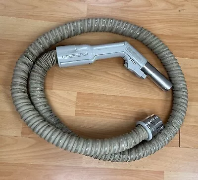 Vintage Electrolux Canister Vacuum Cleaner Hose Wand Model E Beige Braided Works • $19.95