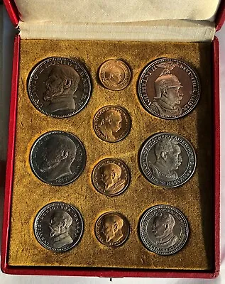 $4555.55 • Buy Germany Prussia, Bavaria 1913 Karl Goetz Coins 10 Set