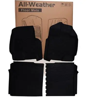 4Pcs All-Weather TPE Floor Mats Liners For Ford F-150 SuperCrew Cab 2015-2019 • $59.65