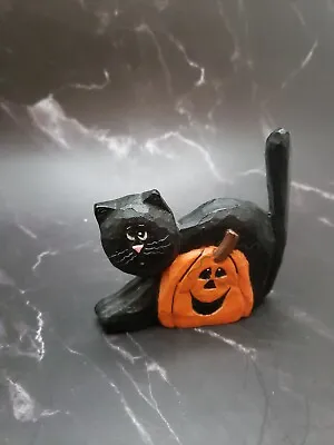 Eddie Walker Midwest Of Cannon Falls Black Cat And Pumpkin Carving • $14.95