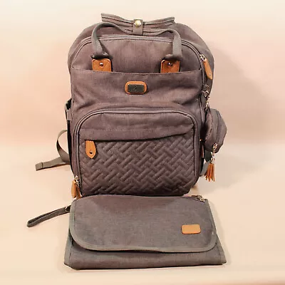 Dikaslon Changing Bag Backpack Large Nappy Back Pack Multifunction Baby Bag • £19.99