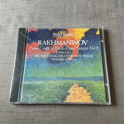 RACHMANINOV CD Piano Concerto No 3 Sonata No 2 John Lill  **1994 NEW/SEALED** • £4.25