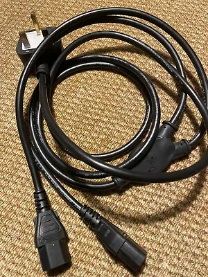 Linn / Naim Cable Hydra 2 X IEC Female Y-Split 1.2m • £10