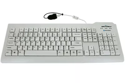 Seal Shield SSWKSV207 R4 Silver Seal Medical Grade Waterproof Keyboard W/ USB  • $40