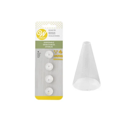 £7.19 • Buy Wilton Disposable Tip Set - 4 Piece #6 - Icing Piping Nozzles For Decorating