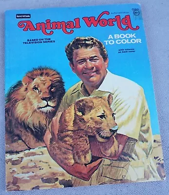 Vintage New 1977 Rand McNally Animal World Coloring Book • $5