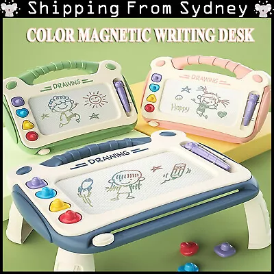 $19.99 • Buy Magnetic Drawing Board Sketch Pad Doodle Writing Craft Children Kids Toy Gifts