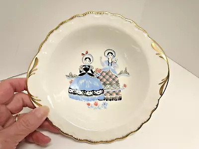 $14 • Buy Vintage Pope Gosser Crinoline Ladies Lugged Cereal/Soup Bowl