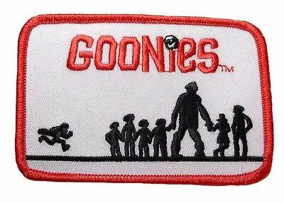 The GOONIES Movie Group Logo 3 3/4  Wide Embroidered Costume PATCH • $4.99