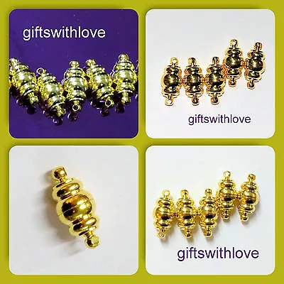 £2.75 • Buy Findings Magnetic Clasp GP (pack Of 5) 12mm For Jewellery Making V Strong