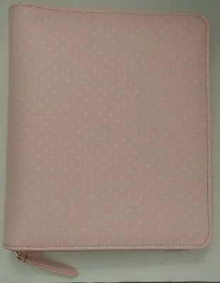 NEW Franklin Covey A5 Binder Planner - Pink With White Polka Dots • $60